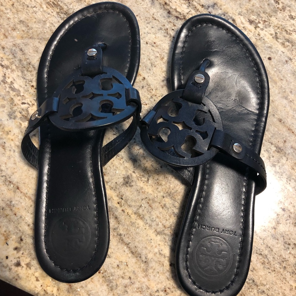 Tory Burch Black Miller Sandal 7M